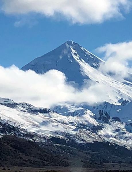 Volcanic landscape of the Villarrica Traverse