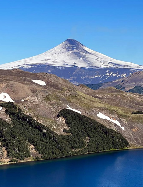 Volcanic landscape of the Villarrica Traverse
