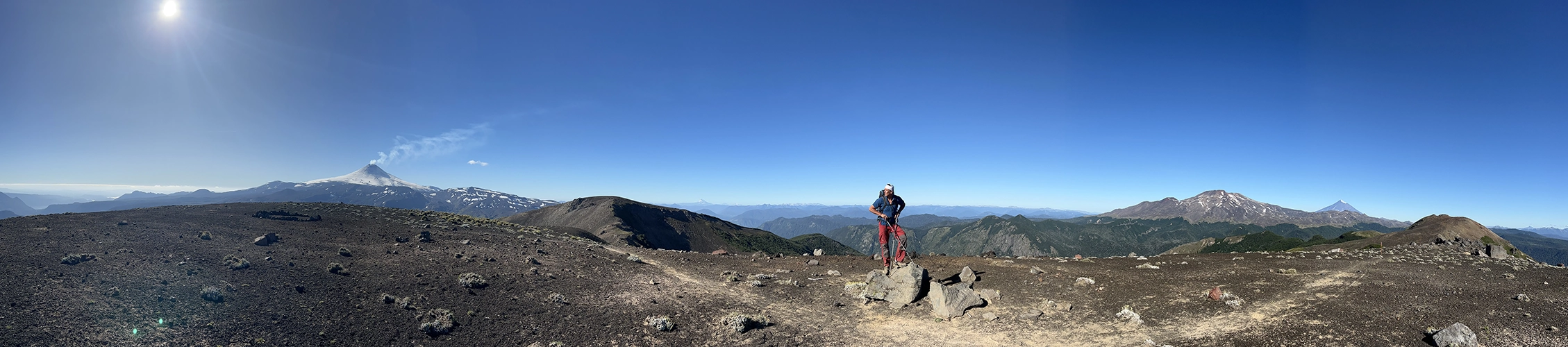 Villarrica Traverse landscape